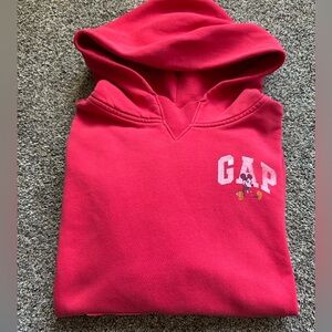 Gap Teen size 10 Disney Red Hooded Mickey Mouse Sweatshirt Hoodie